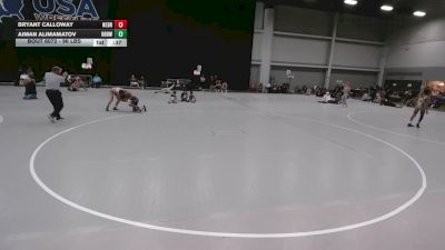 96 lbs Champ. Rd Of 64 - Aiman Alimamatov, Built By Brunson Wrestling vs Bryant Calloway, Nebraska