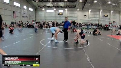 138 lbs Round 5 (6 Team) - Jaxson Lewis, The Wrestling Mill vs Gideon Bracken, Full Circle Green