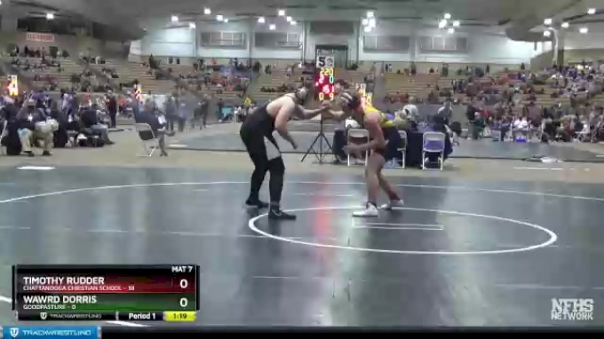 285 lbs Semis (4 Team) - Wawrd Dorris, Goodpasture vs Timothy Rudder ...