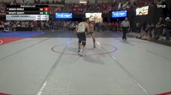 170 lbs Champ. Round 1 - Wyatt Gavitt, HUGHESVILLE SPARTANS vs Jonas Noble, Coyote Wrestling Club