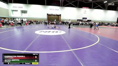 105A Quarterfinal - Karrington Friddell, Platte County vs Sa`nya Griffith, Glenpool