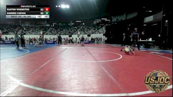 64 lbs Consolation - Easton Wigington, Blaine County Grapplers vs Darren Cuevas, Shelton Wrestling Academy