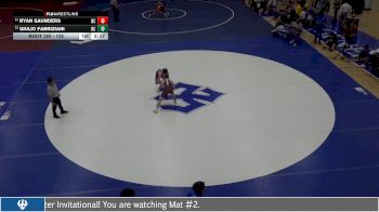 125 lbs Cons. Round 2 - Ryan Saunders, Roanoke College vs Giulio Fabriziani, Roanoke College