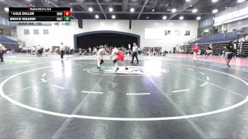 165 lbs 5th Place Match - Cole Zoller, Southern Oregon vs Brock Weaver, Unattached