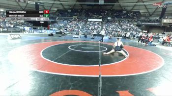 Girls 4A 120 lbs 1st Place Match - Winter West, Bonney Lake (Girls) vs Kiana Kitaura, Union (Girls)