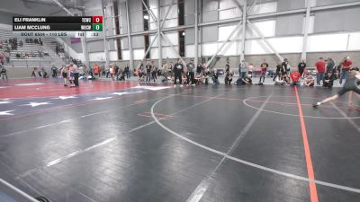 110 lbs Cons. Quarters - Eli Franklin, Team Champs Wrestling Club vs Liam McClung, Warriors Of Christ WOC- Wrestling