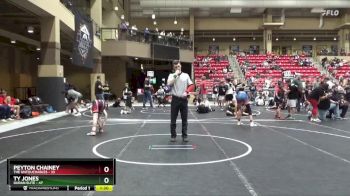 120 lbs Round 4 (6 Team) - Peyton Chainey, The Untouchables vs Ty Jones, Duran Elite