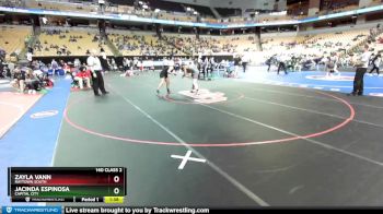 140 Class 2 lbs Quarterfinal - Jacinda Espinosa, Capital City vs Zayla Vann, Raytown South