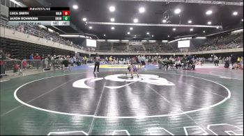 52 lbs Consi Of 8 #2 - Luca Smith, Wilmington vs Jaxon Schwerin, Drumore