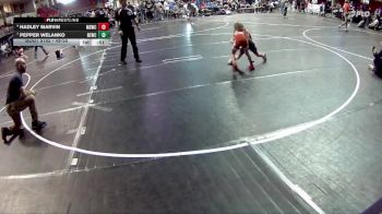 49-50 lbs 2nd Place Match - Pepper Welanko, Nebraska Elite Wrestling Club vs Hadley Marvin, Millard South Wrestling Club