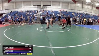 132 lbs Semifinal - Musa Jalloh, OH vs Luke Rioux, IN