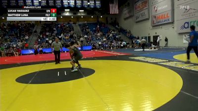 149 lbs Cons. Round 2 - Matthew Luna, Cal Poly vs Lucas Vasquez, Cal Poly Humboldt