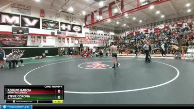 113 lbs Cons. Round 4 - Adolfo Garcia, Desert Hot Springs vs Steve Corona, Vista Murrieta