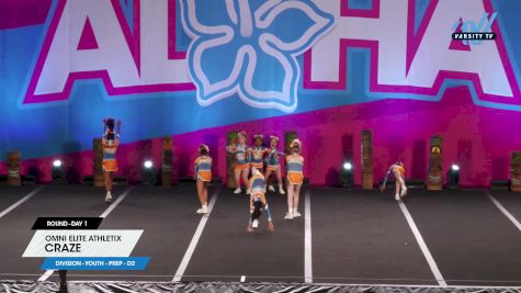 Omni Elite Athletix - Craze [2025 L1.1 Youth - PREP - D2 Day 1] 2025 Aloha Concord Showdown