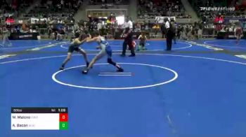 80 lbs Semifinal - Marcus Malone, Contenders Wrestling vs Asher Bacon, Beacons