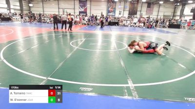 170 lbs Rr Rnd 1 - AJ Tomaino, Team Nauman Black vs William O'connor, Journeymen Wrestling Black