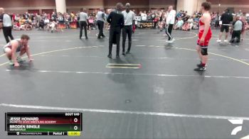 200 lbs Cons. Semi - Broden Bingle, Waynesville vs Jesse Howard, Palmetto State Wrestling Academy