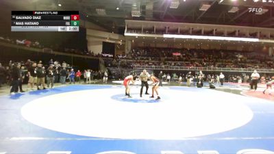 106 lbs Champ. Round 1 - Mas Hatano, Folsom vs Salvado Diaz, Modesto