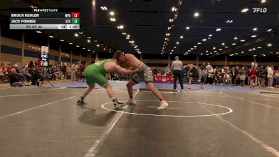 285 lbs Rd Of 32 - Brock Kehler, West Virginia vs Jack Forbes, Utah Valley