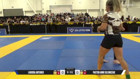 Paeton Anne Olejniczak vs Larissa Antunes 2025 World IBJJF Jiu-Jitsu No-Gi Championship