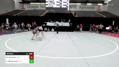 125 lbs Rr Rnd 3 - Mikinzi Brunson, Garage Grapplers Wrestling vs Jordyn McCormick, Georgia