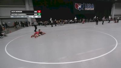 132 lbs Cons. Rd Of 64 - Jack Border, Iowa vs Hayden Ramsdell, Minnesota