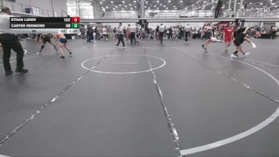 88 lbs Round 8 (10 Team) - Carter Redmond, Iron Horse White vs Ethan Luker, The Outsiders