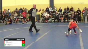 60 lbs Round 1 - Harrison Larson, Worthington Trojans vs Coy Wilson, Grapplers