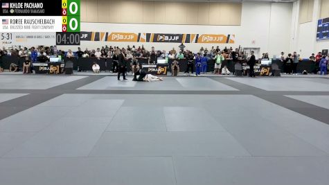 Roree Rauschelbach vs Khloe Pachano 2026 PBJJF Pan American Jiu-Jitsu Championships