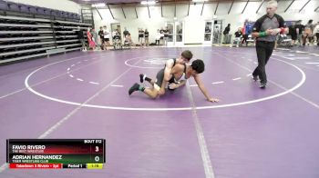 138 lbs Cons. Round 4 - Favio Rivero, The Best Wrestler vs Adrian Hernandez, Tiger Wrestling Club