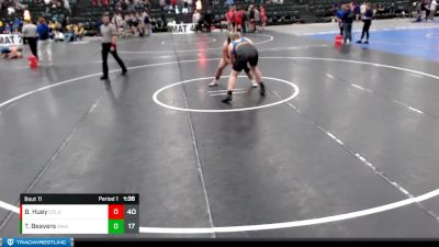 285 lbs Round 2 (16 Team) - Bryson Huey, Columbus vs Trevor Beavers, Wahoo