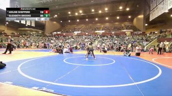 70 lbs Round 1 - Adiline Shepperd, Team Conquer Wrestling vs Elizabeth Brooks, Greenwood Wrestling Academy
