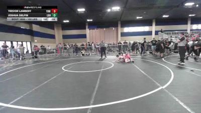 102 lbs Consi Of 8 #2 - Trevor Lambert, Temecula Valley HS vs Joshua Delfin, Lion Of Judah Wr Ac