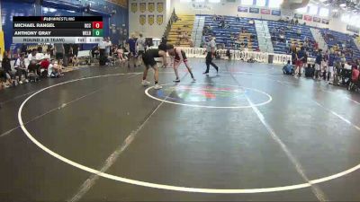 132 lbs Round 3 (8 Team) - Anthony Gray, Wellington Black vs Michael Rangel, Ocoee WC