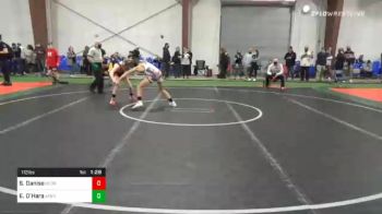 112 lbs Quarterfinal - Eoghan O'Hara, Apex vs Santino Danise, Scorpions