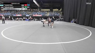 174 lbs Cons. Round 3 - Julius Polk, Rochester Christian vs Nolan Saale, Saint Mary