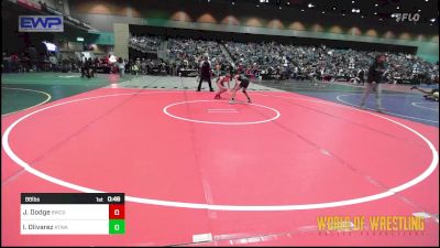 88 lbs Consi Of 8 #2 - Jordan Dodge, BULLDOG WRESTLING CLUB vs Isaiah Olivarez, Atwater Wrestling