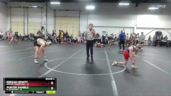 110 lbs Round 3 (8 Team) - Porter Daniels, FL Scorpions vs Keegan Hewitt, Steller Trained Nihl