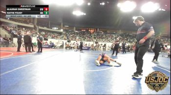 90 lbs Semifinal - Alaurah Sweetman, Bristow Youth Wrestling vs Hattie Foust, Shelton Wrestling Academy