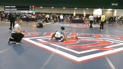 106 lbs Consi Of 32 #1 - Derek Wade, AZ vs Jonas Lusker, NJ