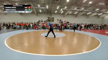 105 lbs Semifinal - Marina Wince, Ponderosa vs Emma Faczak, Bennett