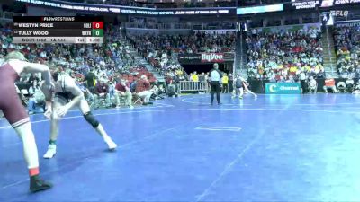 1A-144 lbs Champ. Round 1 - Tully Wood, Wayne, Corydon vs Westyn Price, North Linn