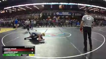 3A 126 lbs Quarterfinal - Joshua Aviles, South Dade vs Anderson Heap, Osceola (Kissimmee)