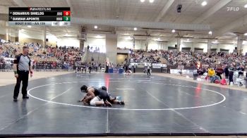 AA 126 lbs Cons. Round 1 - Demarius Shields, John Overton High School vs Damian Aponte, Houston High School