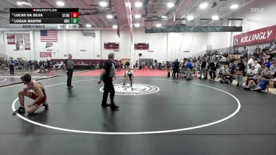 157 lbs Semifinal - Lucas Da Silva, St Joseph vs Logan Martin, Sheehan*