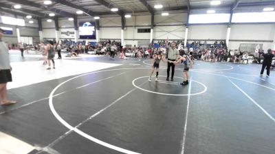 130 lbs Consolation - Naima Hubbard, Ganado WC vs Opal Jarman, Mat Monsters