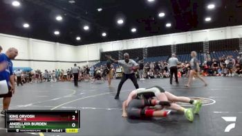 130 lbs Round 1 (4 Team) - King Orvosh, Dogtown vs Angellaya Burden, Bad Bass