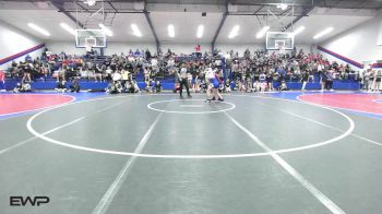 110 lbs Consi Of 8 #2 - Grace Kelley, Jenks vs Kylie Waffle, Bixby JH Girls