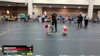 43 lbs Round 1 (8 Team) - Owen Buckley, Ares Red vs Easton Sanders, Contenders WA Green