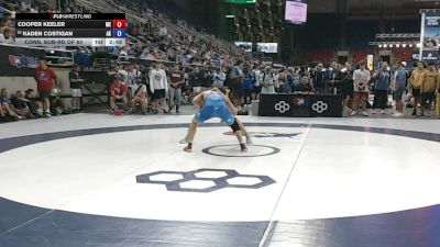 132 lbs Cons. Sub-rd Of 64 - Cooper Keeler, Maine vs Kaden Costigan, Alaska